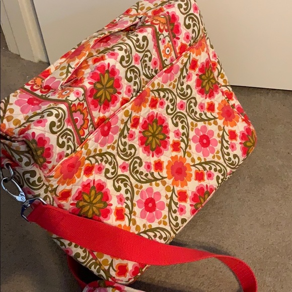 Vera Bradley Paisley In pink Large Laptop Case Quilted  Vera Bradley Laptop Bag